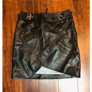 Steampunk Couture Buckle Envelope Skirt